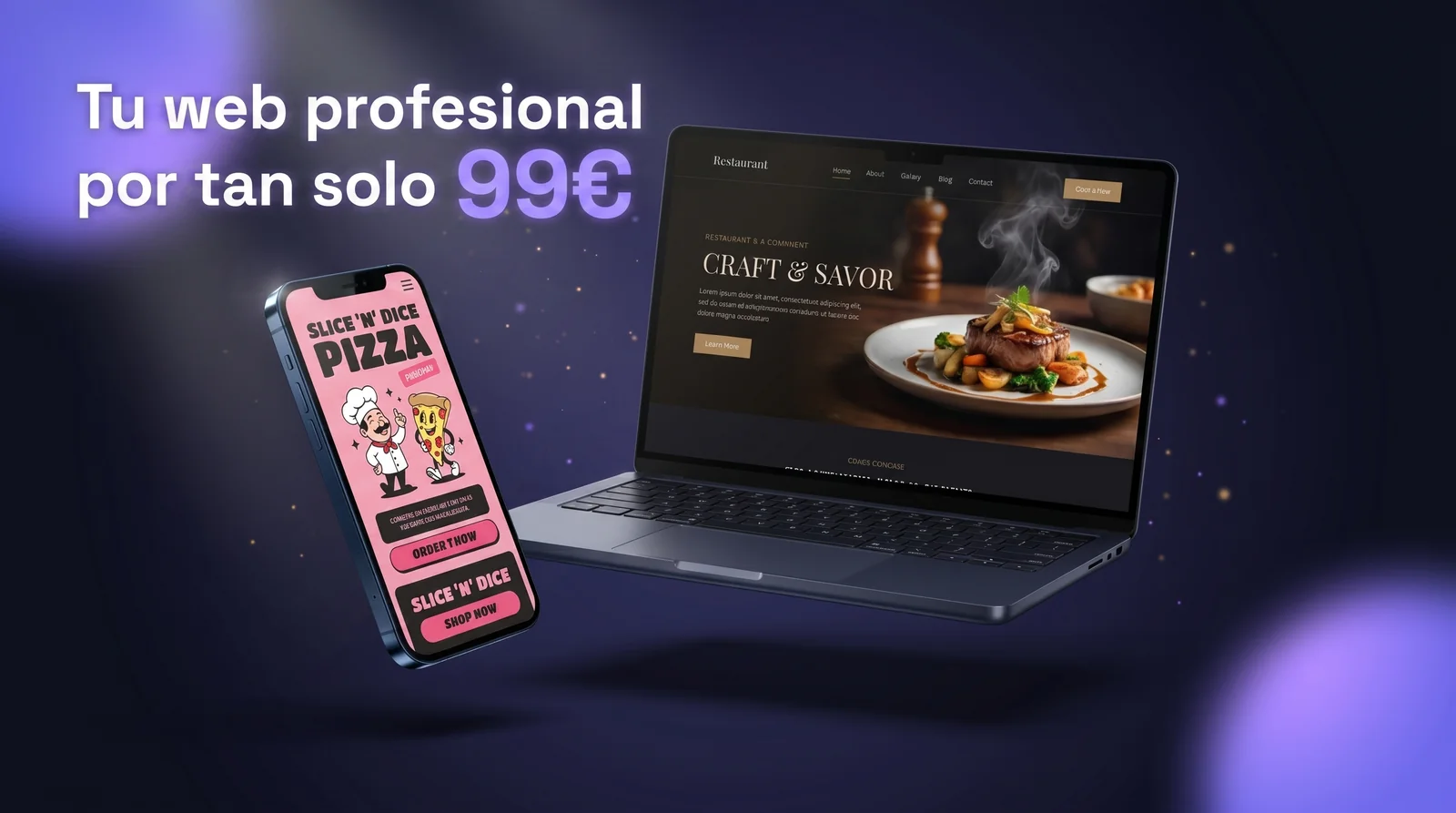 Tu web profesional por tan solo 99€ — Athenia Digital